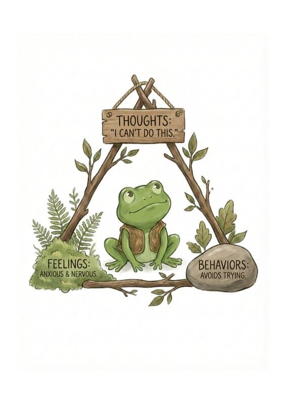 Example of worksheet created with Therapy Resources