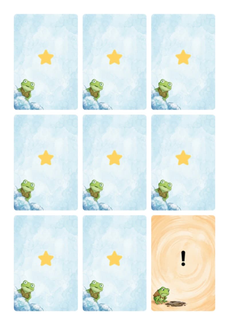 Freddy's Strengths & Kindness Quest card game backs