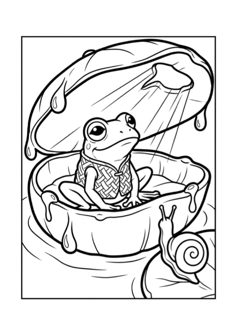 Example of coloring pages created with Therapy Resources
